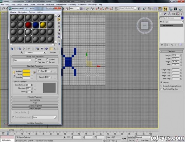 Creation of Blocking PXL: Step 10